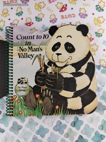 Vintage 1981 Count to 10 in No Man's Valley Spiral-Bound Board Book Hardcover, Like New