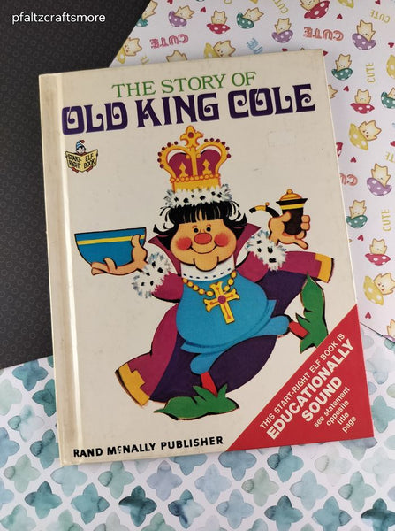 Vintage 1975 The Story of Old King Cole Checkerboard Press, Hardcover