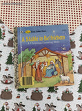 Vintage 1989 First Little Golden Book A Stable in Bethlehem Hardcover
