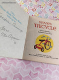 Vintage 1982 First Little Golden Book, Stevie's Tricycle, Hardcover