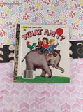 Vintage 1981 First Little Golden Book What Am I? Hardcover