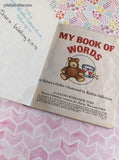 Vintage 1982 First Little Golden Book, My Book of Words, Hardcover