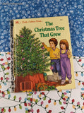 Vintage 1987 Little Golden Book: The Christmas Tree That Grew Hardcover