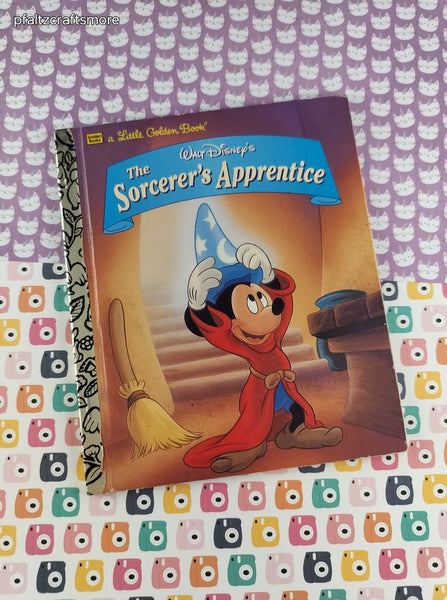 Vintage 1997 Little Golden Book: Walt Disney's The Sorcerer's Apprentice Hardcover