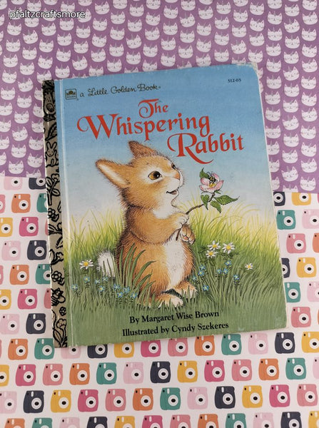 Vintage 1992 Little Golden Book: The Whispering Rabbit, Hardcover