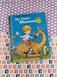 Vintage 1971 Little Golden Book: My Little Dinosaur Hardcover
