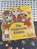 Vintage 1987 Golden Super Shape Book The Three Little Kittens Softcover