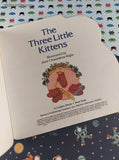 Vintage 1987 Golden Super Shape Book The Three Little Kittens Softcover
