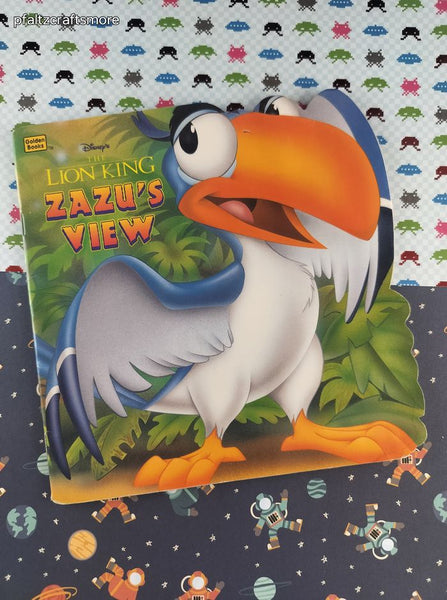 Vintage 1994 Golden Super Shape Book Disney's the Lion King Zazu's View Softcover
