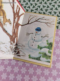 Vintage 1977 Rand McNally Junior Elf Books, The Christmas Snowman, Hardcover