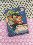 Vintage 1977 Rand McNally Junior Elf Books, Santa's Runaway Elf, Hardcover