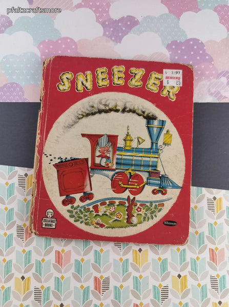 Vintage 1945 Whitman Books, Sneezer, Hardcover