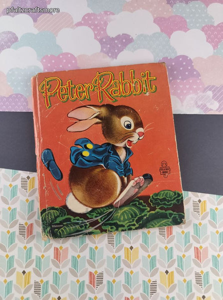 Vintage 1953 Whitman Books, Peter Rabbit, Hardcover