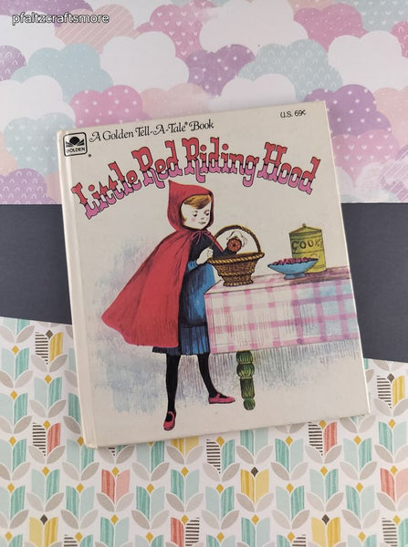 Vintage 1964 Golden Book, Little Red Riding Hood Hardcover