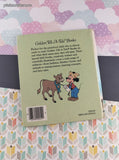 Vintage 1986 Golden Book, Walt Disney's Mickey Mouse and the Lucky Goose Chase Hardcover