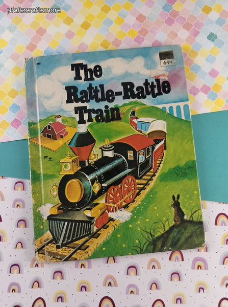 Vintage 1978 Wonder Books The Rattle-Rattle Train Hardcover