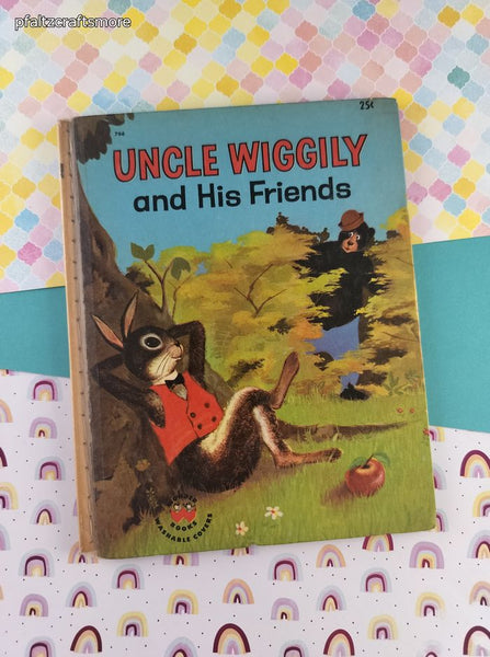 Vintage 1961 Wonder Books Uncle Wiggily and His Friends Hardcover