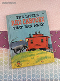 Vintage 1952 Wonder Books The Little Red Caboose That Ran Away Hardcover