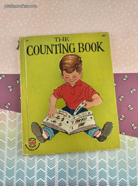 Vintage 1957 Wonder Books The Counting Book Hardcover