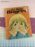 Vintage 1977 Wonder Books Ten Little Fingers Hardcover