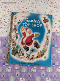 Vintage 1981 Little Golden Book: Walt Disney's Santa's Toy Shop Hardcover