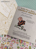 Vintage 1987 Little Golden Book: Snoopy and Friends Let's Fly a Kite, Charlie Brown! Hardcover