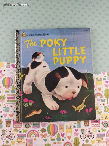 Vintage 1995 Little Golden Book: The Poky Little Puppy Hardcover