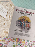 Vintage 1983 Little Golden Book: The Fire Fighters' Counting Book Hardcover