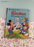 Vintage 1979 Little Golden Book: Walt Disney's Mickey Mouse and the Best-Neighbor Contest Hardcover