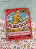 Vintage 1977 Little Golden Book: Sesame Street Big Bird's Red Book Hardcover