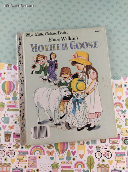 Vintage 1961 Little Golden Book: Eloise Wilkin's Mother Goose Hardcover