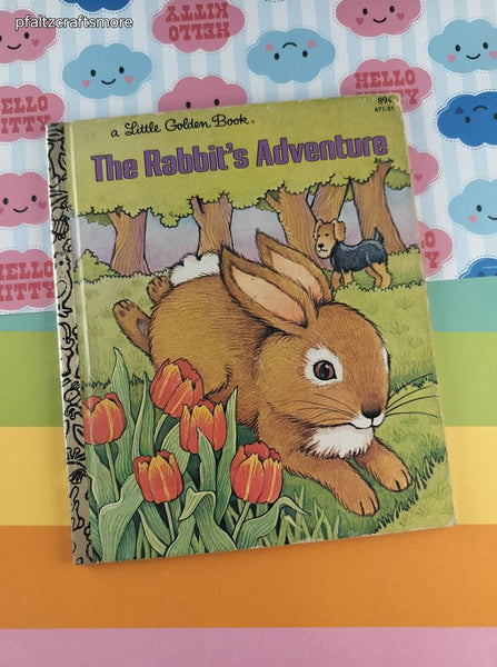 Vintage 1977 Little Golden Book: The Rabbit's Adventure Hardcover
