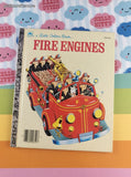 Vintage 1959 Little Golden Book: Fire Engines Hardcover