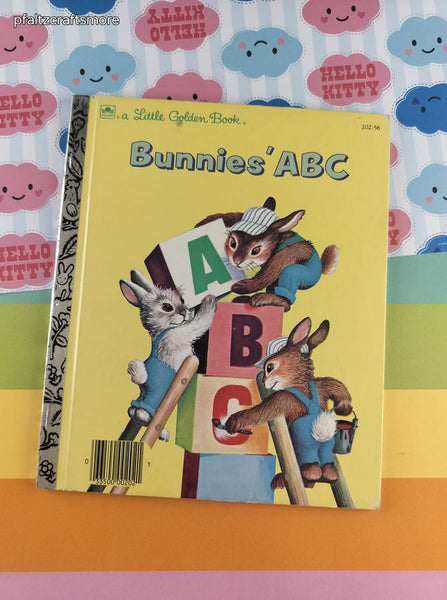 Vintage 1957 Little Golden Book: Bunnies' ABC Hardcover