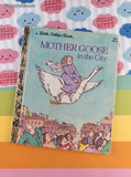 Vintage 1974 Little Golden Book: Mother Goose in the City Hardcover