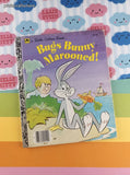 Vintage 1985 Little Golden Book: Bugs Bunny Marooned! Hardcover