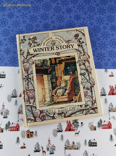 Vintage 1980 Brambly Hedge Winter Story by Jill Barklem, Hardcover