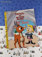 Vintage 2001 1st Printing Rudolph the Red-Nosed Reindeer Oh, Nose! Softcover