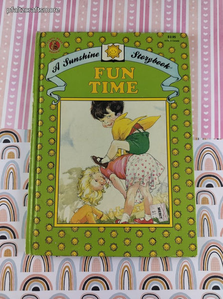 Vintage 1986 Fun Time A Sunshine Storybook Honey Bear Hardcover