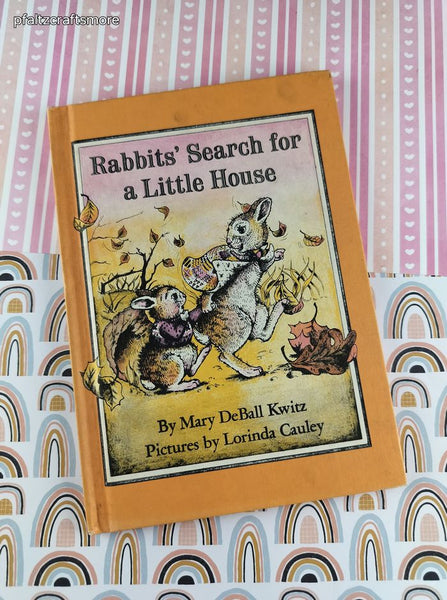 Vintage 1977 1st Printing Rabbits' Search for a Little House Weekly Reader Hardcover