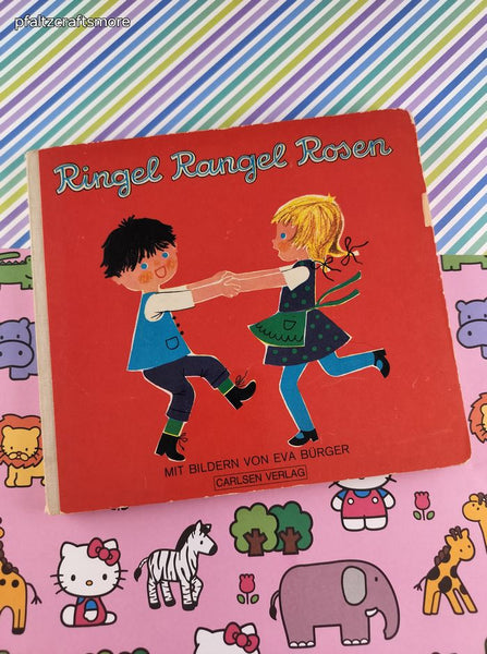 Vintage (German) Ringel Rangel Rosen Board Book Hardcover