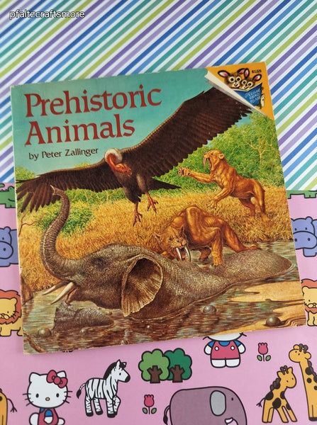 Vintage 1978 Golden Books Prehistoric Animals by Peter Zallinger Softcover