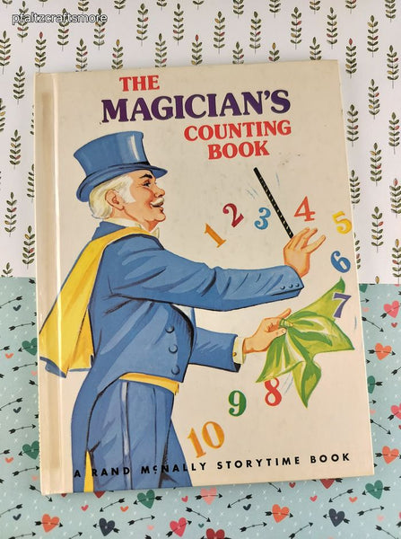 Vintage 1973 Rand McNally Storytime Book The Magician's Counting Book, Hardcover