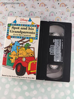 Vintage 1998 Disney Presents Spot and his Grandparents Go to the Carnival VHS Tape