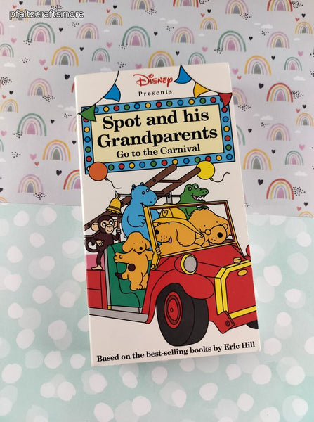Vintage 1998 Disney Presents Spot and his Grandparents Go to the Carnival VHS Tape