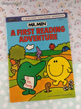 Vintage 1986 1st Printing Mr. Men, A First Reading Adventure: A Questron Electronic Quiz Book Softcover