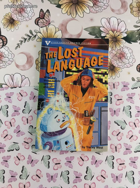 Vintage 1995 Steck-Vaughn Science Fiction "The Lost Language" by Tracey West Softcover, Like New