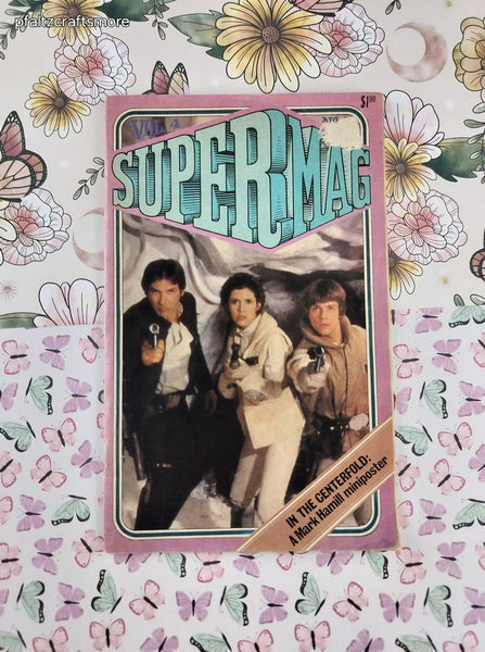 Vintage 1980 Supermag Vol. 4 Softcover w/Mark Hamill Miniposter
