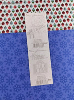 Vintage 1999 Mrs. Grossman's Shimmer Merry Christmas Full Sticker Sheet, Unused