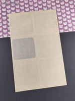 Vintage 1984 Current Cats Jumbo Sticker Pack Sticker Sheet